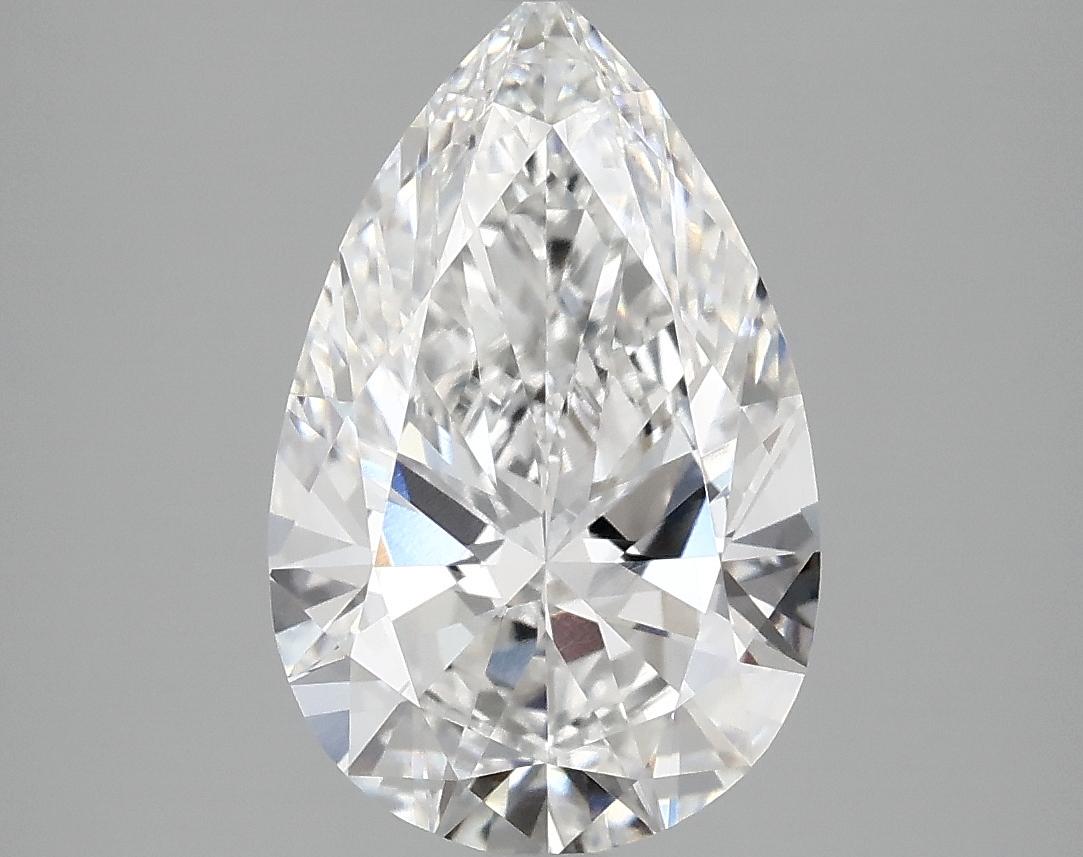 2.97 Carat Pear Shaped Ideal Cut VVS2 IGI Certified Lab Grown Diamond