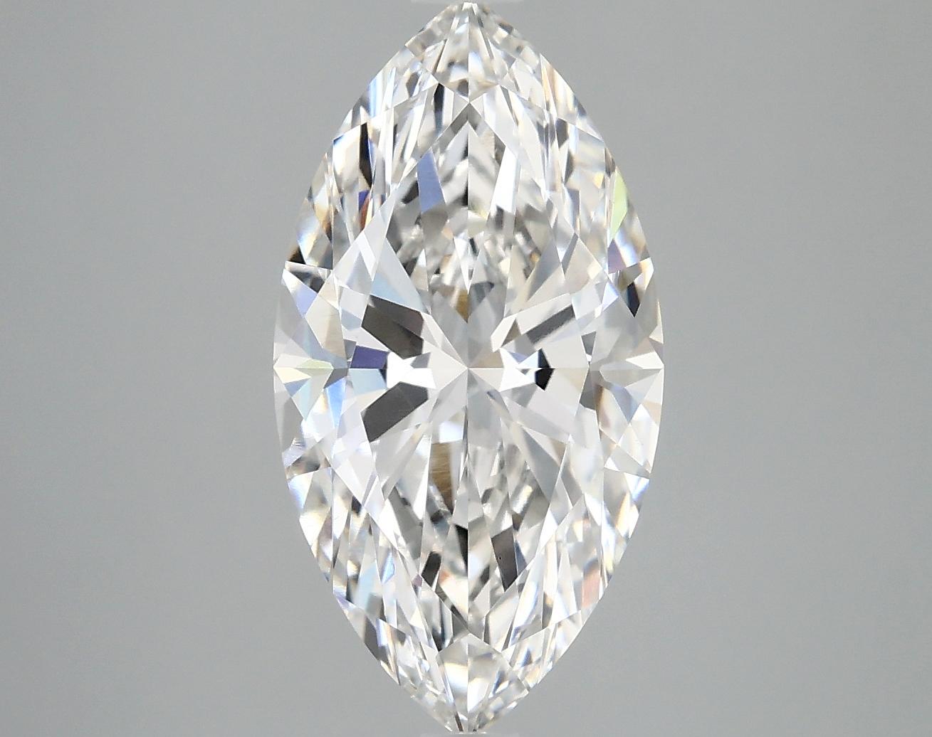 3.59 Carat Marquise Shaped Ideal Cut VS1 IGI Certified Lab Grown Diamond