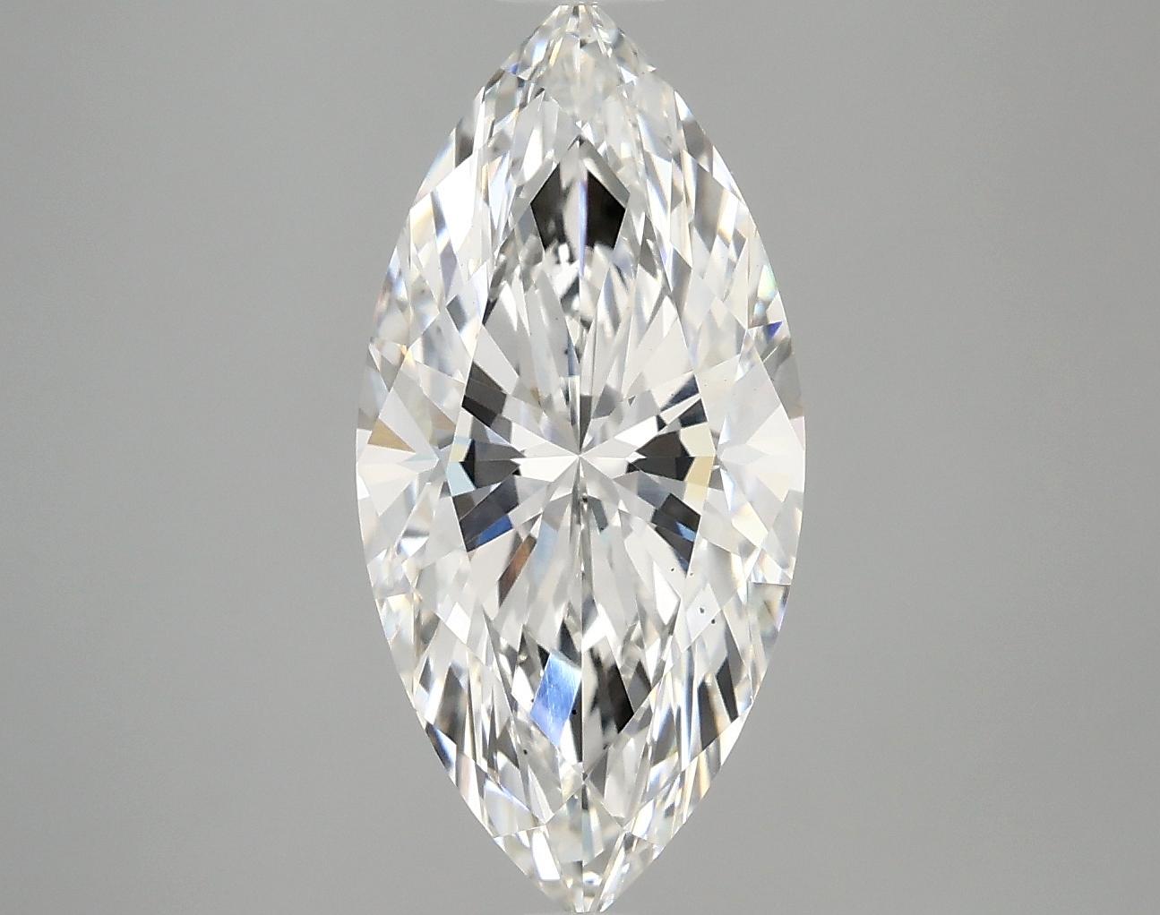 3.02 Carat Marquise Shaped Excellent Cut VS2 IGI Certified Lab Grown Diamond