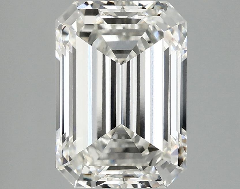 2.95 Carat Emerald Shaped Ideal Cut VVS2 IGI Certified Lab Grown Diamond