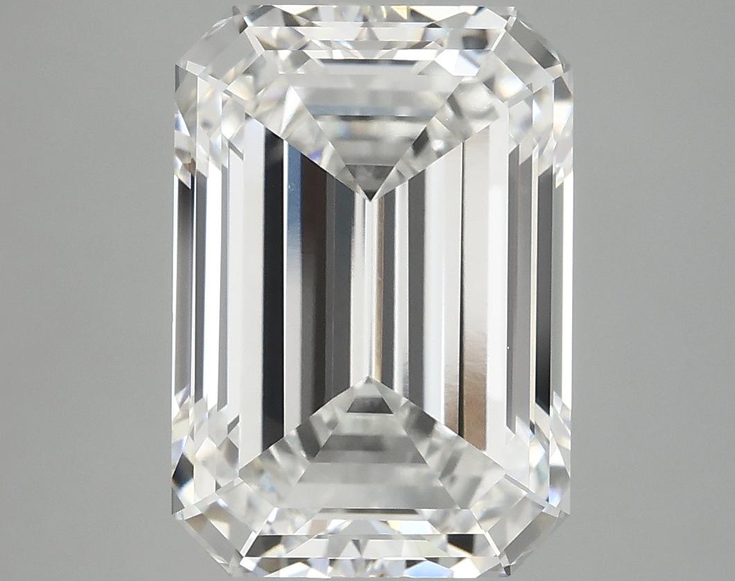 5.78 Carat Emerald Shaped Ideal Cut VVS2 IGI Certified Lab Grown Diamond