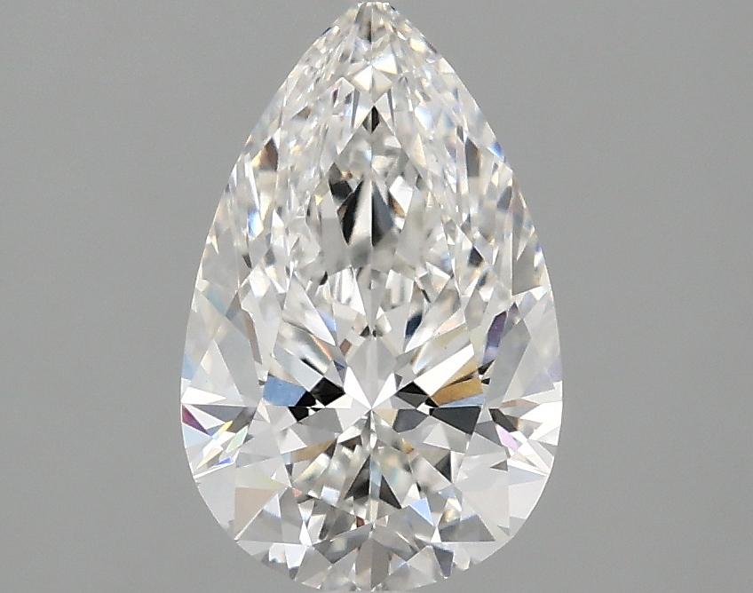 1.59 Carat Pear Shaped Ideal Cut VVS2 IGI Certified Lab Grown Diamond