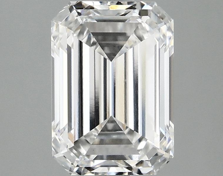 2.1 Carat Emerald Shaped Ideal Cut VVS2 IGI Certified Lab Grown Diamond