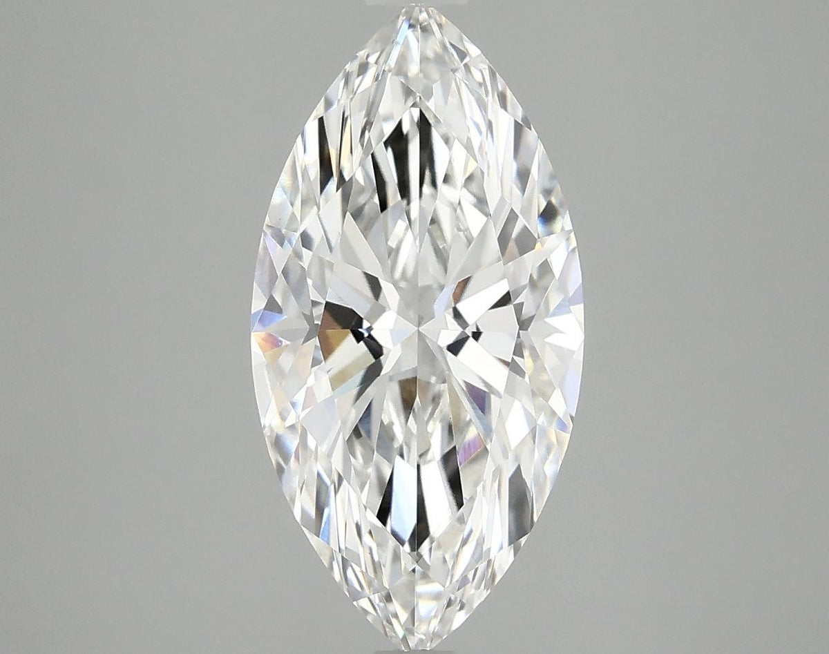 3.08 Carat Marquise Shaped Ideal Cut VVS2 IGI Certified Lab Grown Diamond