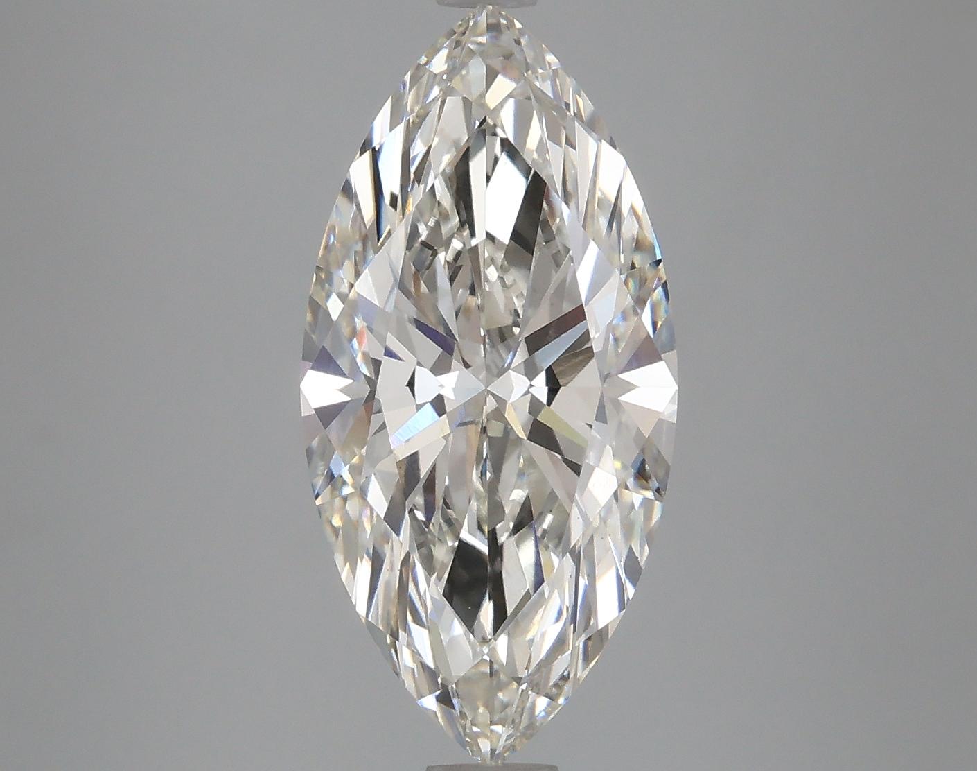 3.85 Carat Marquise Shaped Ideal Cut VS1 IGI Certified Lab Grown Diamond