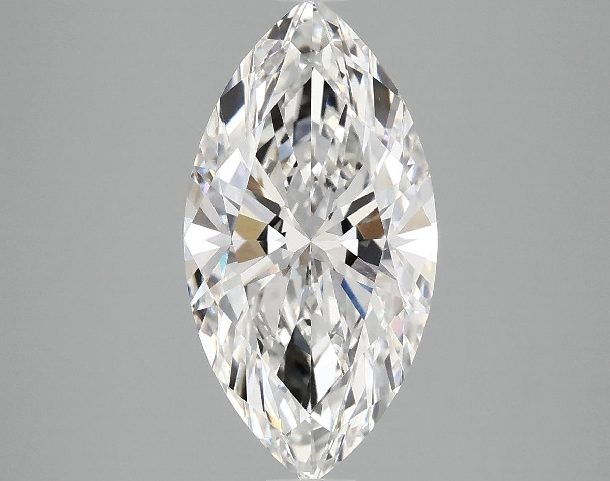 3.04 Carat Marquise Shaped Ideal Cut VVS1 IGI Certified Lab Grown Diamond