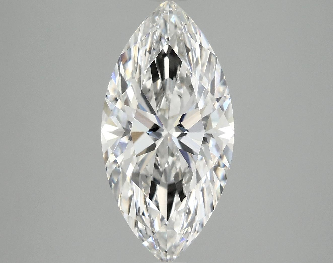3.08 Carat Marquise Shaped Ideal Cut VS1 IGI Certified Lab Grown Diamond