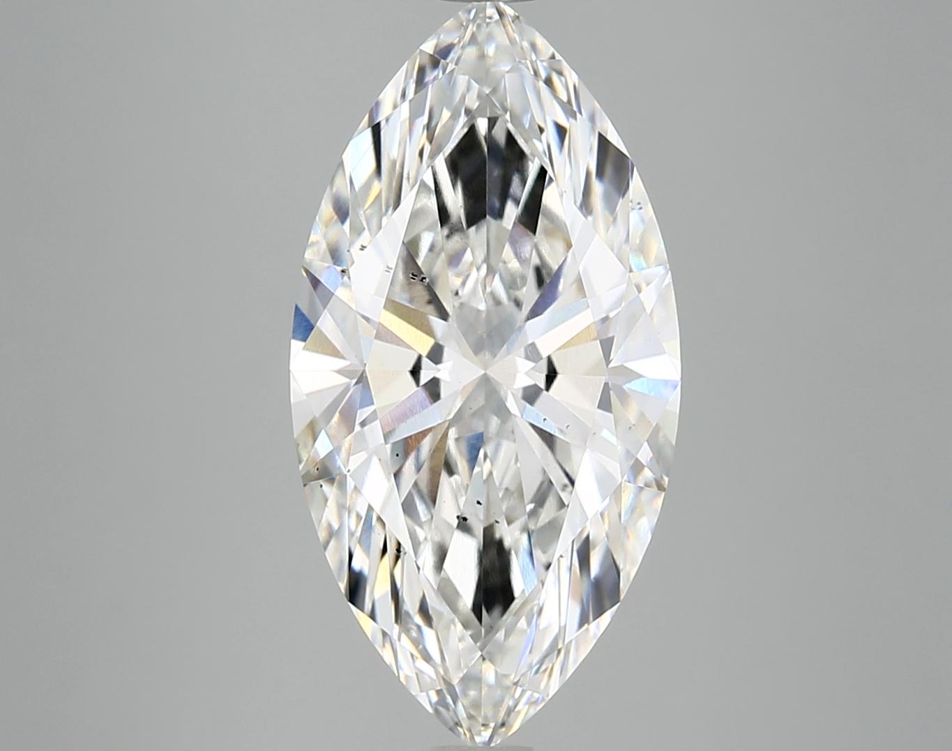 5.07 Carat Marquise Shaped Ideal Cut SI1 IGI Certified Lab Grown Diamond