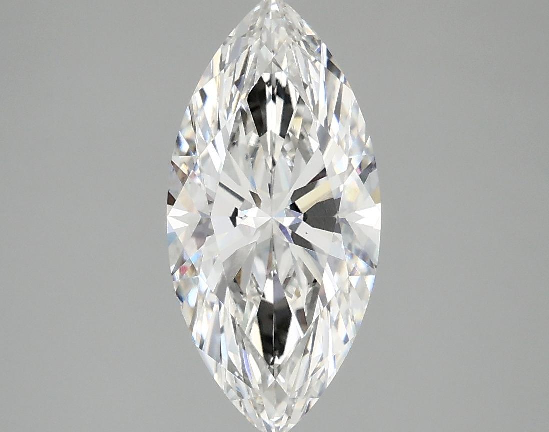 2.08 Carat Marquise Shaped Excellent Cut VVS2 IGI Certified Lab Grown Diamond