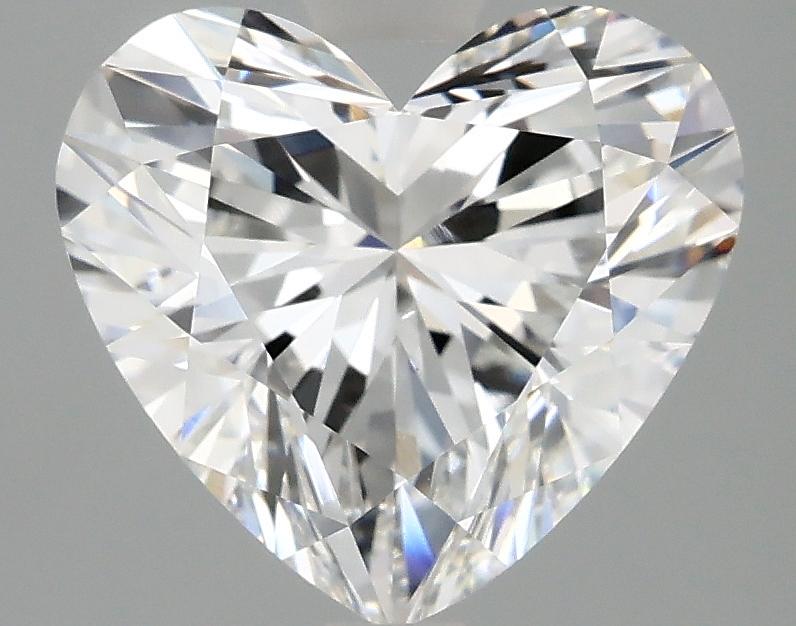 3.1 Carat Heart Shaped Ideal Cut VVS2 IGI Certified Lab Grown Diamond