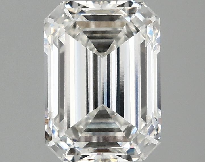 2.1 Carat Emerald Shaped Ideal Cut VVS2 IGI Certified Lab Grown Diamond
