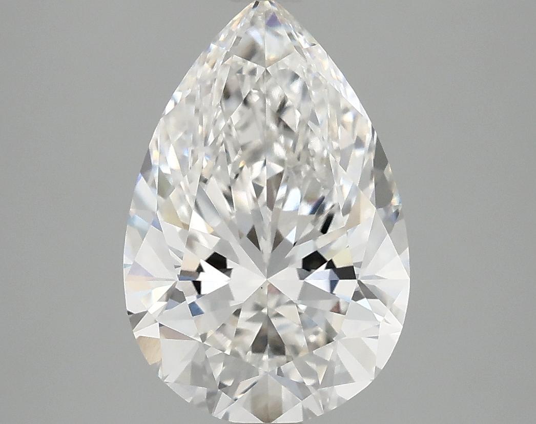 3.06 Carat Pear Shaped Excellent Cut VVS2 IGI Certified Lab Grown Diamond