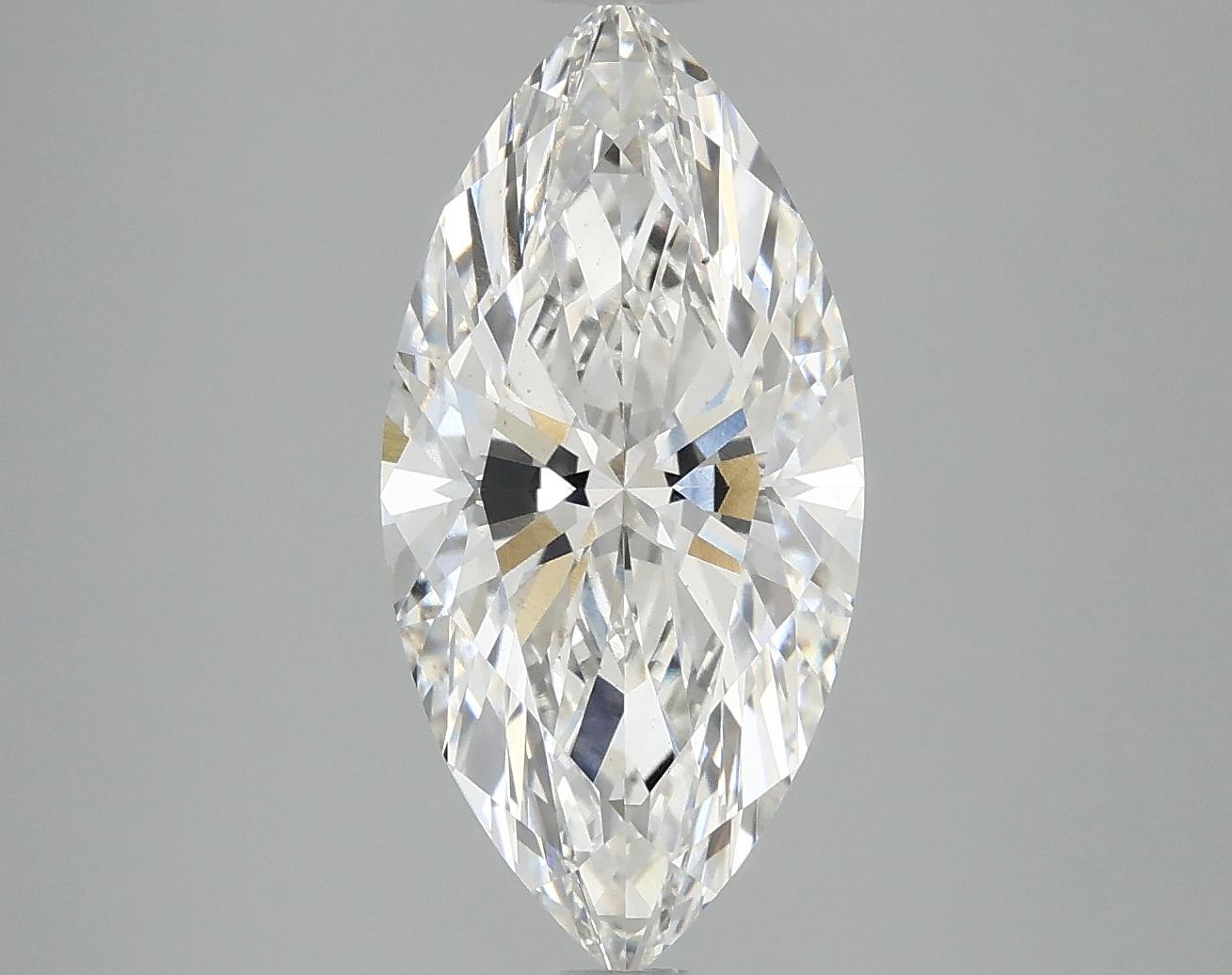 3.04 Carat Marquise Shaped Ideal Cut VS1 IGI Certified Lab Grown Diamond