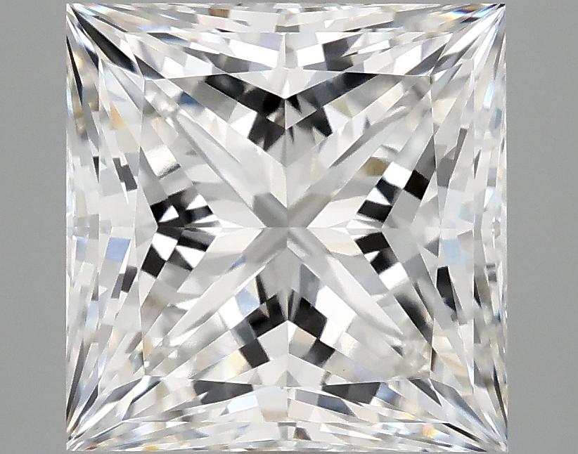 5.07 Carat Princess Shaped Ideal Cut VVS2 IGI Certified Lab Grown Diamond