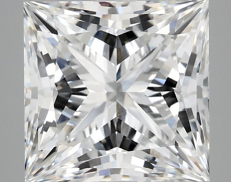 5.07 Carat Princess Shaped Ideal Cut VVS2 IGI Certified Lab Grown Diamond
