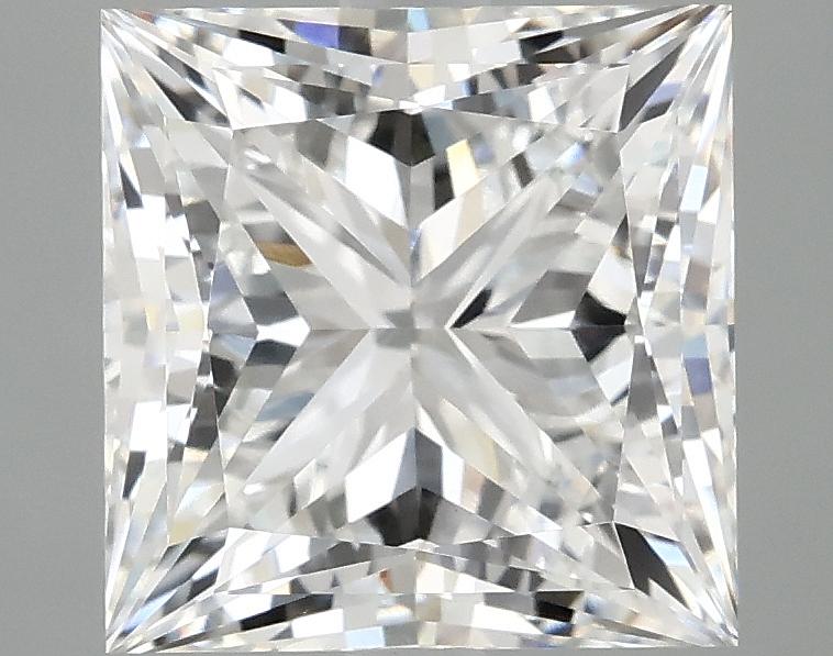 4.1 Carat Princess Shaped Ideal Cut VVS2 IGI Certified Lab Grown Diamond