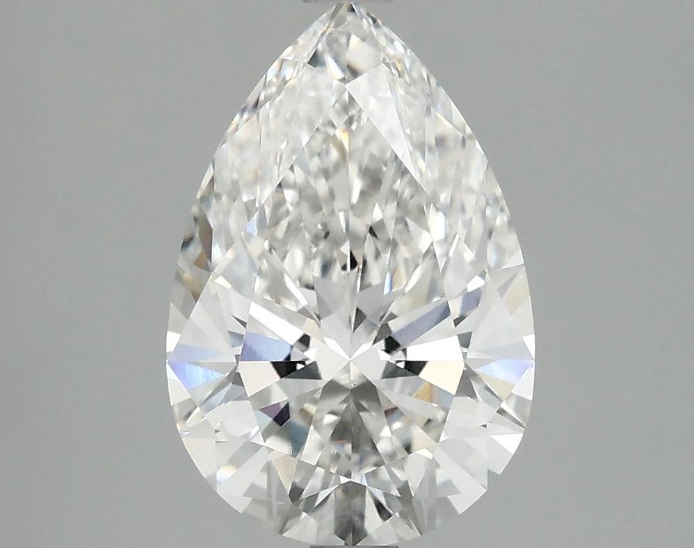 2.5 Carat Pear Shaped Excellent Cut VVS2 IGI Certified Lab Grown Diamond