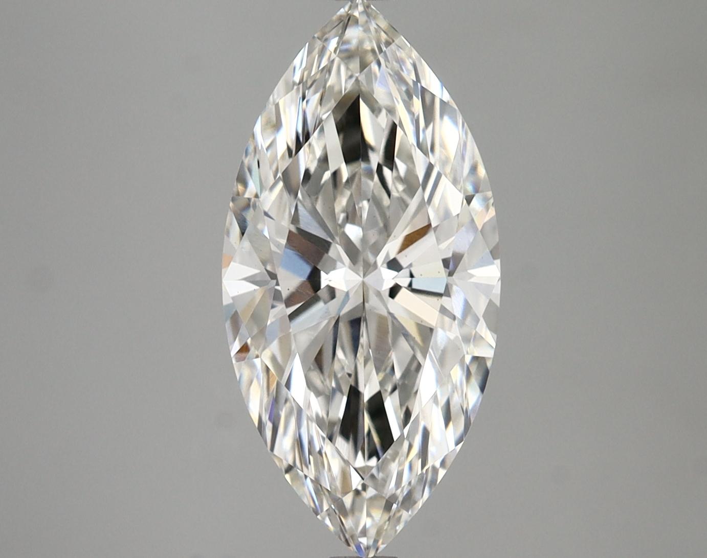 3.08 Carat Marquise Shaped Ideal Cut VS1 IGI Certified Lab Grown Diamond