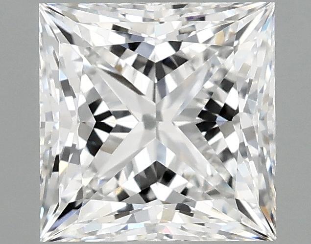2.09 Carat Princess Shaped Ideal Cut VVS2 IGI Certified Lab Grown Diamond