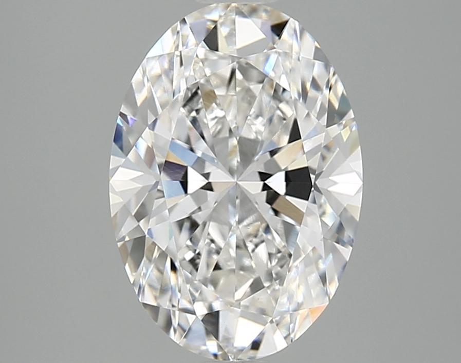 3.03 Carat Oval Shaped Ideal Cut VVS2 IGI Certified Lab Grown Diamond