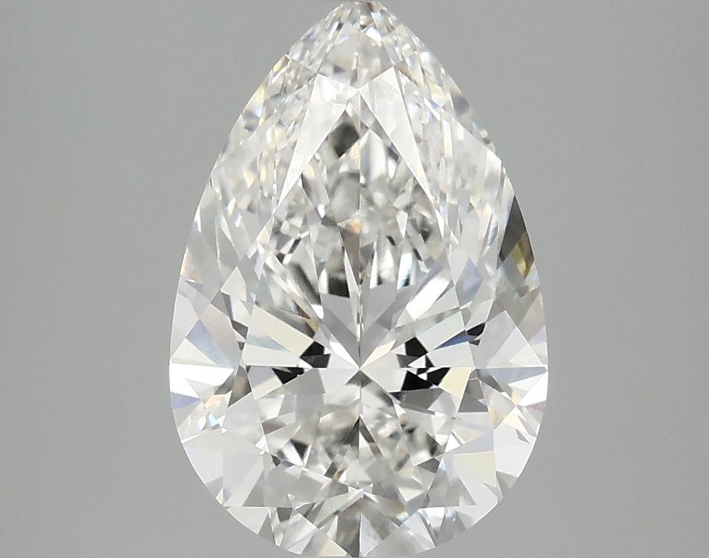 3.01 Carat Pear Shaped Excellent Cut VVS2 IGI Certified Lab Grown Diamond