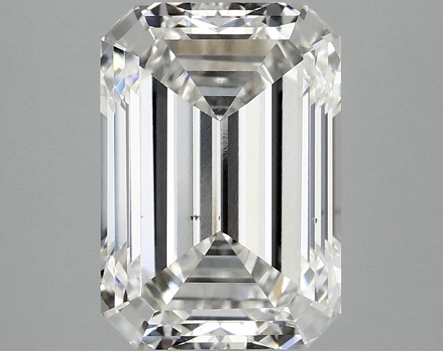 3.43 Carat Emerald Shaped Ideal Cut VS2 IGI Certified Lab Grown Diamond