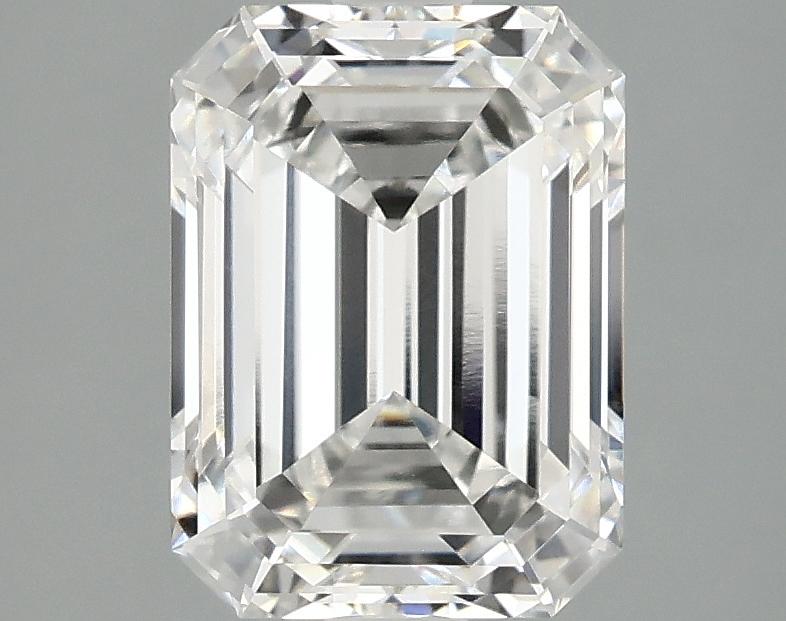 2.5 Carat Emerald Shaped Excellent Cut VVS2 IGI Certified Lab Grown Diamond