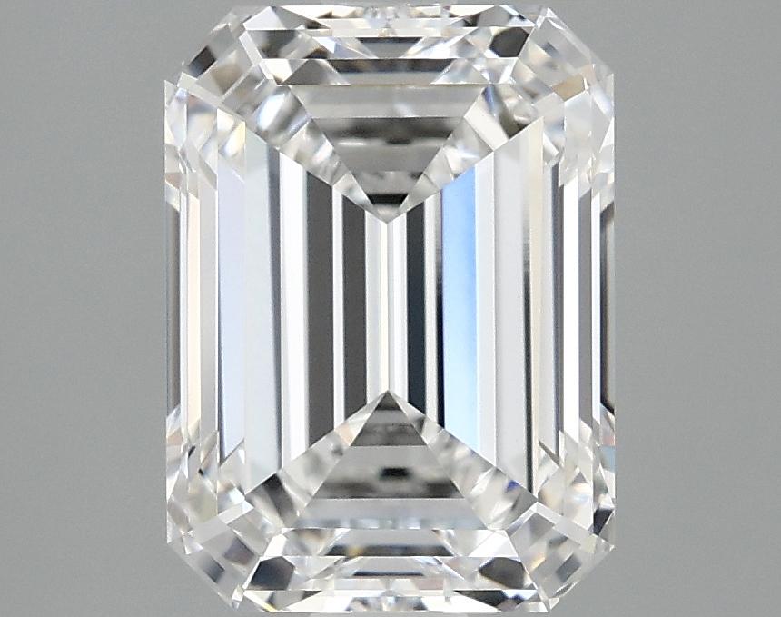 2.99 Carat Emerald Shaped Excellent Cut VVS2 IGI Certified Lab Grown Diamond