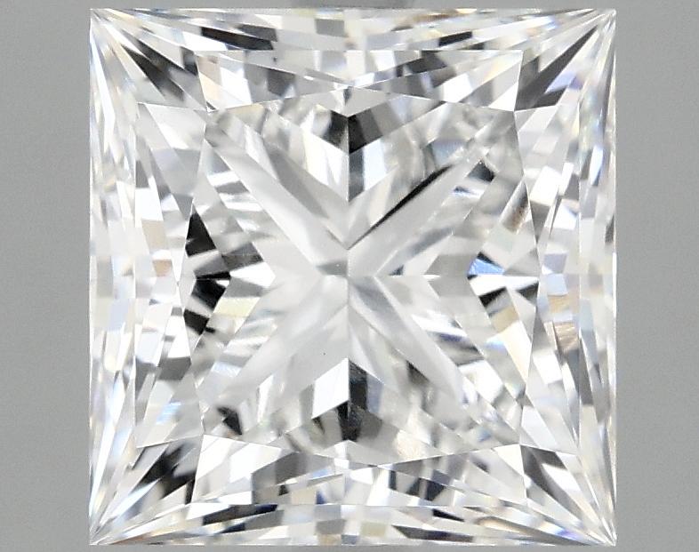 4.19 Carat Princess Shaped Ideal Cut VVS2 IGI Certified Lab Grown Diamond