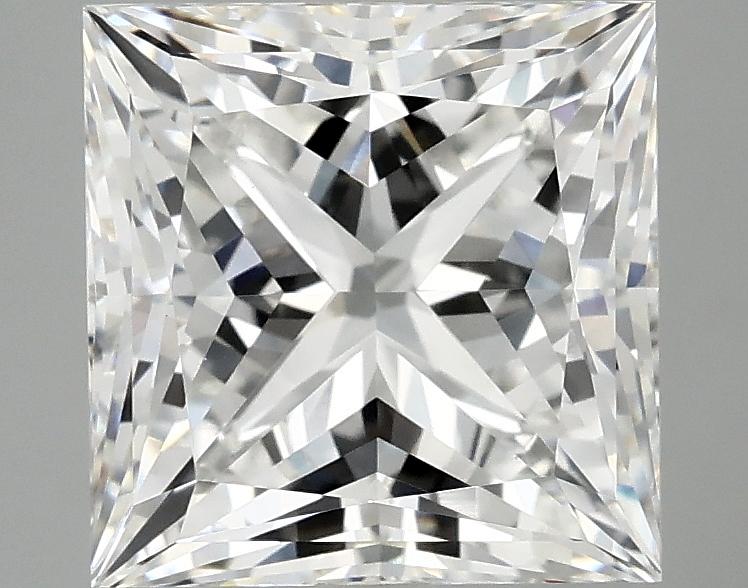 4.1 Carat Princess Shaped Ideal Cut VVS2 IGI Certified Lab Grown Diamond