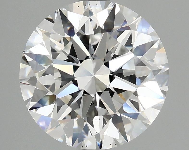 3.08 Carat Round Shaped Ideal Cut VS2 IGI Certified Lab Grown Diamond