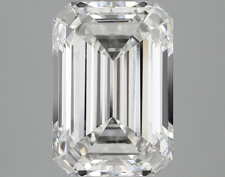 3.08 Carat Emerald Shaped Ideal Cut VVS2 IGI Certified Lab Grown Diamond