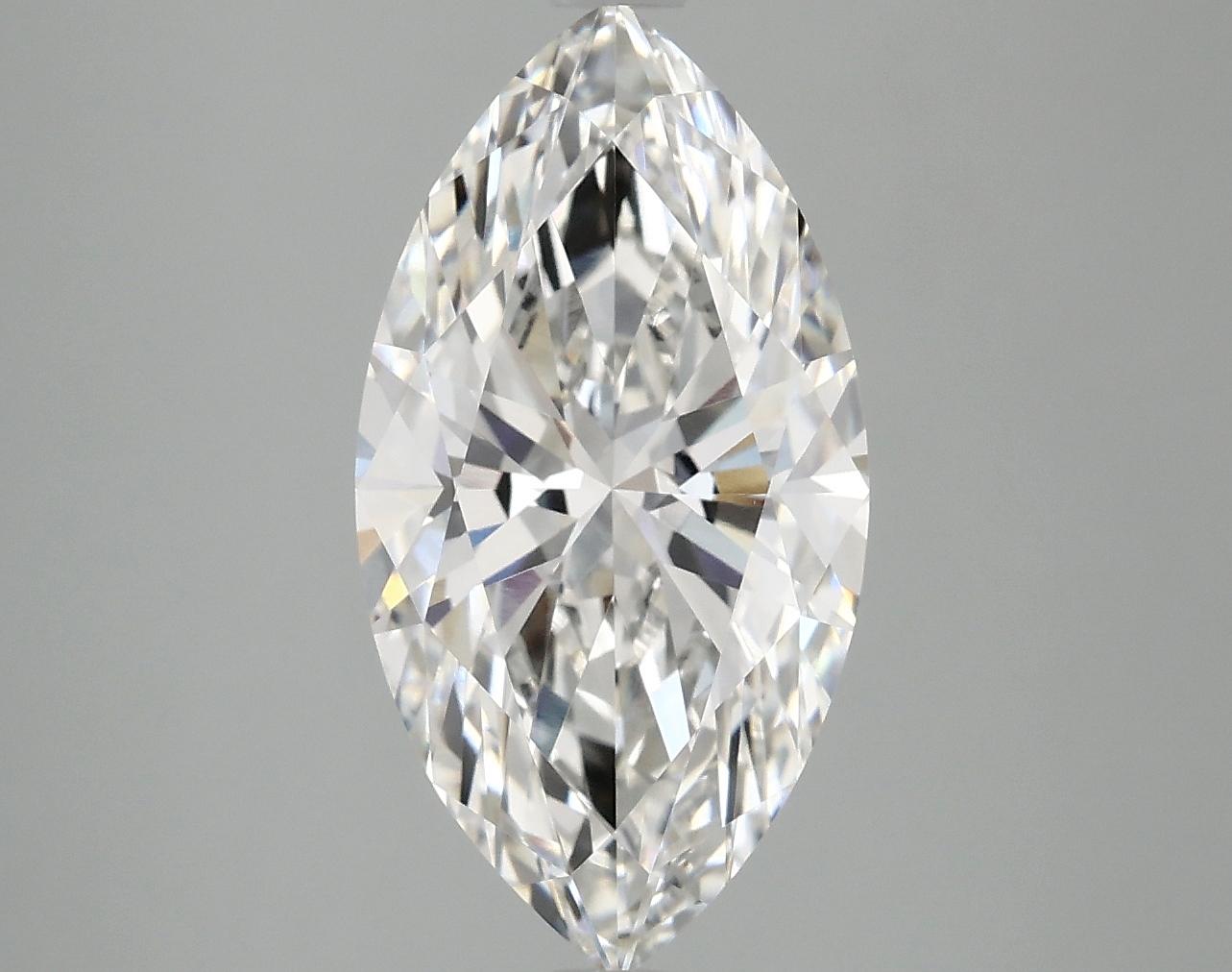 3.55 Carat Marquise Shaped Excellent Cut VVS2 IGI Certified Lab Grown Diamond
