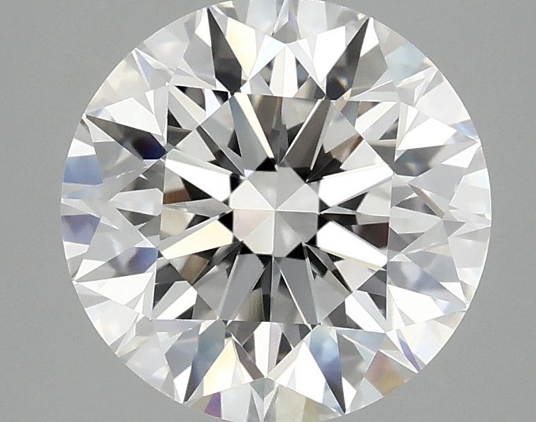 3.09 Carat Round Shaped Excellent Cut VVS2 IGI Certified Lab Grown Diamond