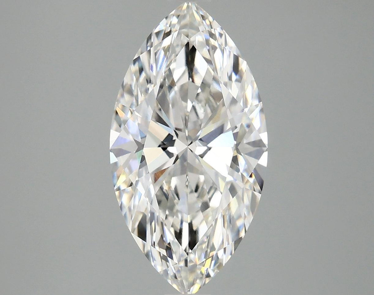 2.98 Carat Marquise Shaped Excellent Cut VVS2 IGI Certified Lab Grown Diamond