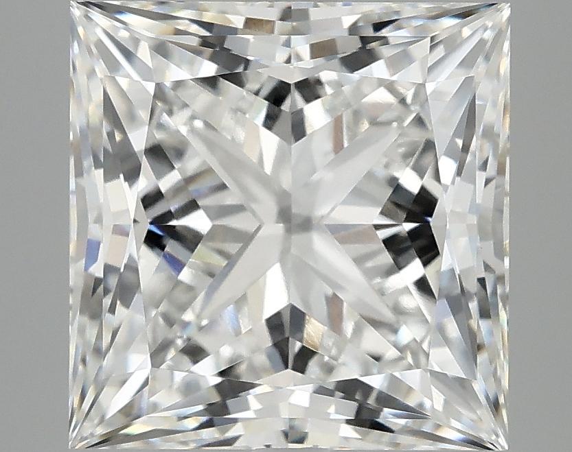 5.09 Carat Princess Shaped Ideal Cut VVS2 IGI Certified Lab Grown Diamond
