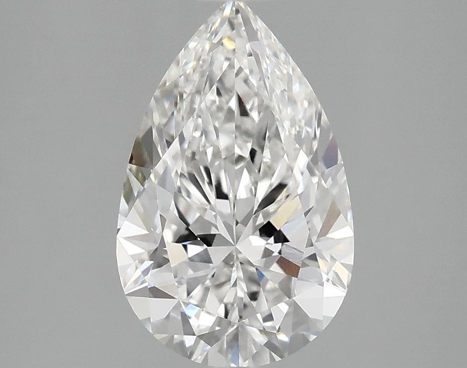 2.05 Carat Pear Shaped Ideal Cut VVS2 IGI Certified Lab Grown Diamond