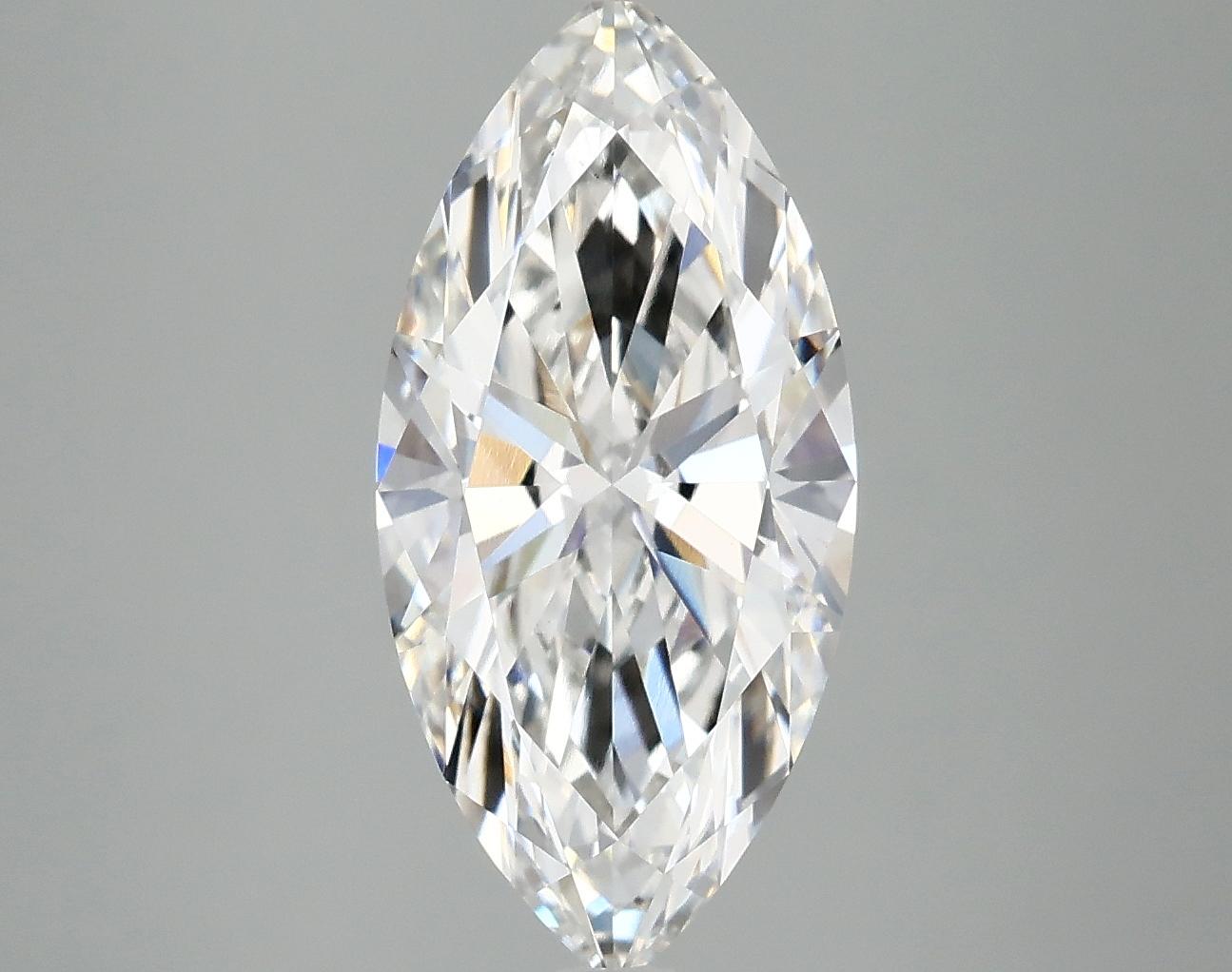 2.96 Carat Marquise Shaped Excellent Cut VS1 IGI Certified Lab Grown Diamond
