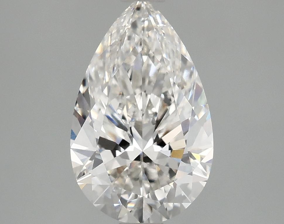 2.05 Carat Pear Shaped Ideal Cut VVS2 IGI Certified Lab Grown Diamond