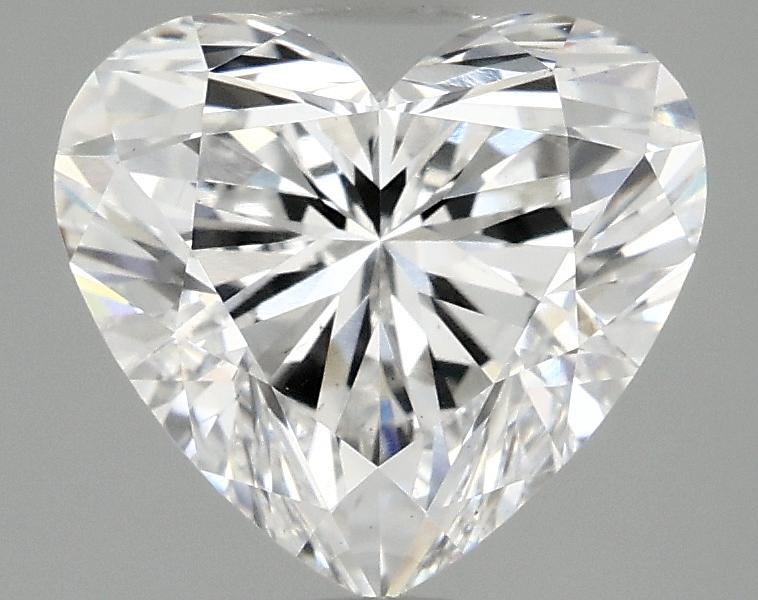 3.08 Carat Heart Shaped Ideal Cut VS2 IGI Certified Lab Grown Diamond