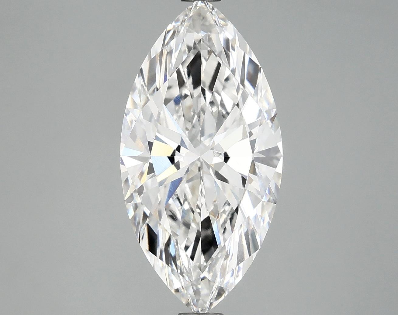 3.43 Carat Marquise Shaped Ideal Cut VVS2 IGI Certified Lab Grown Diamond