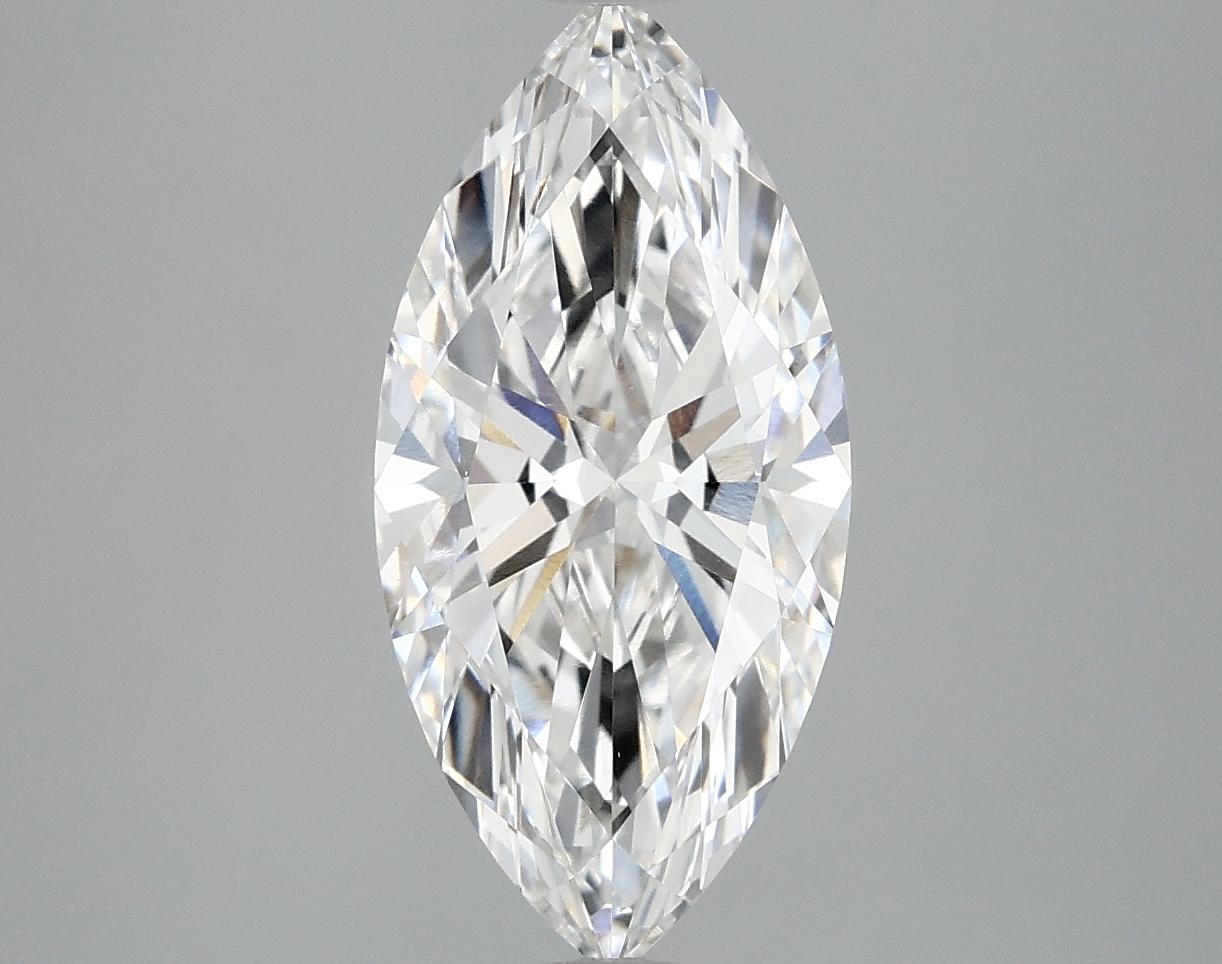 2.45 Carat Marquise Shaped Excellent Cut VVS2 IGI Certified Lab Grown Diamond