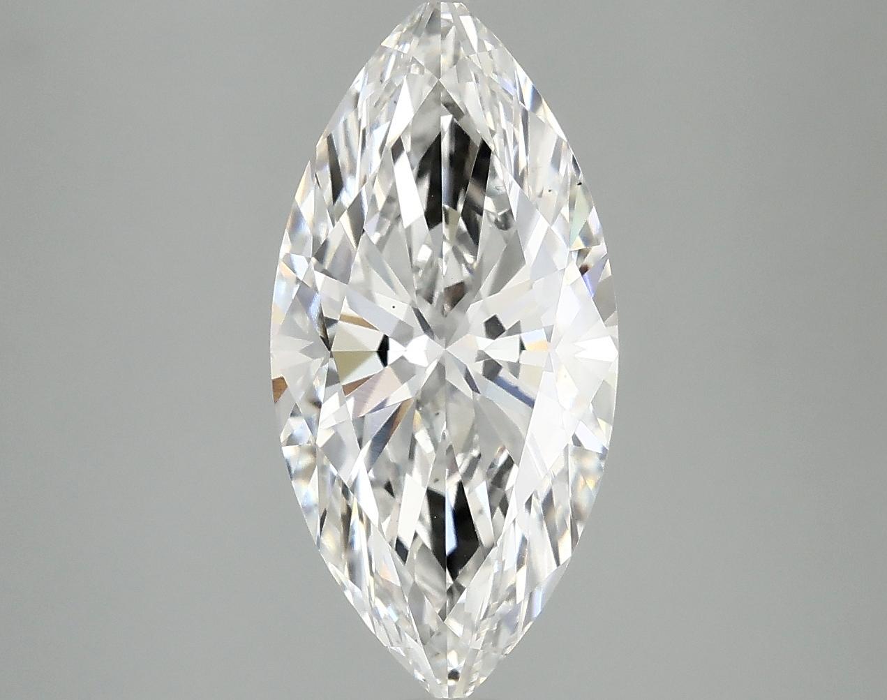 3.09 Carat Marquise Shaped Excellent Cut VS2 IGI Certified Lab Grown Diamond