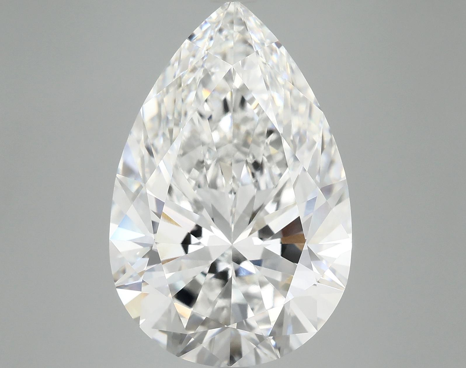10.25 Carat Pear Shaped Excellent Cut VVS2 IGI Certified Lab Grown Diamond