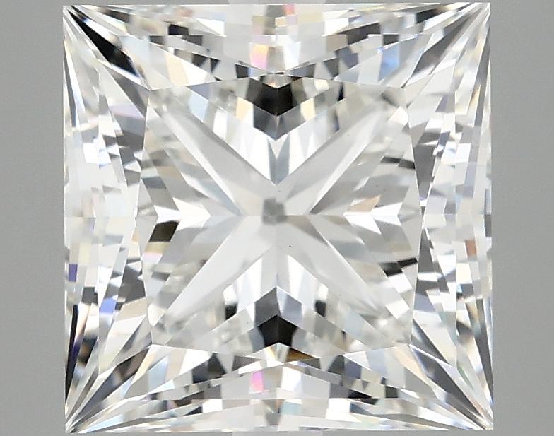 5.06 Carat Princess Shaped Ideal Cut VVS2 IGI Certified Lab Grown Diamond