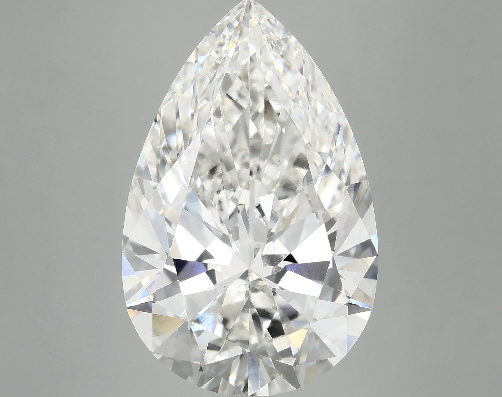 11.04 Carat Pear Shaped Ideal Cut VVS2 IGI Certified Lab Grown Diamond