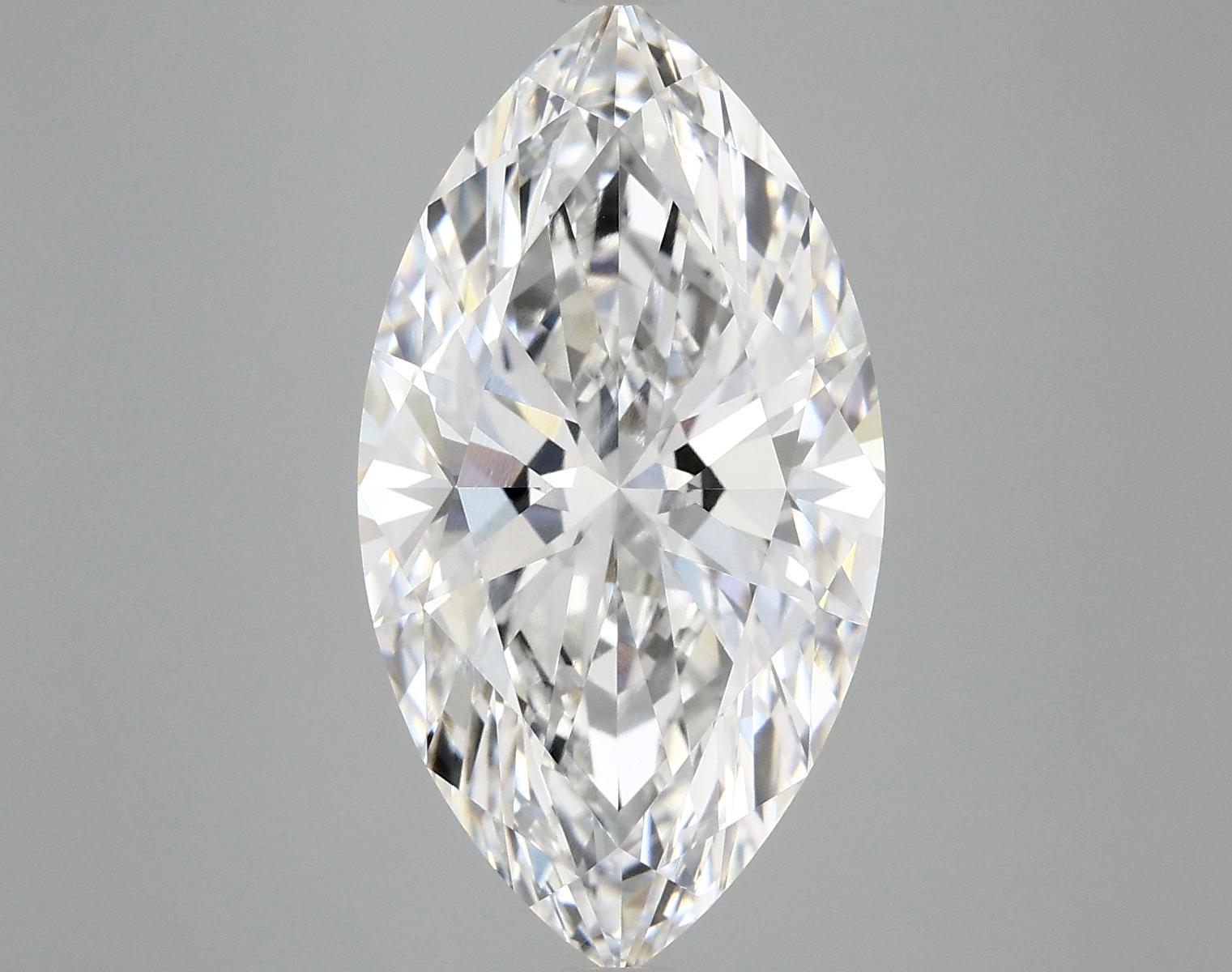 6.04 Carat Marquise Shaped Excellent Cut VVS2 IGI Certified Lab Grown Diamond