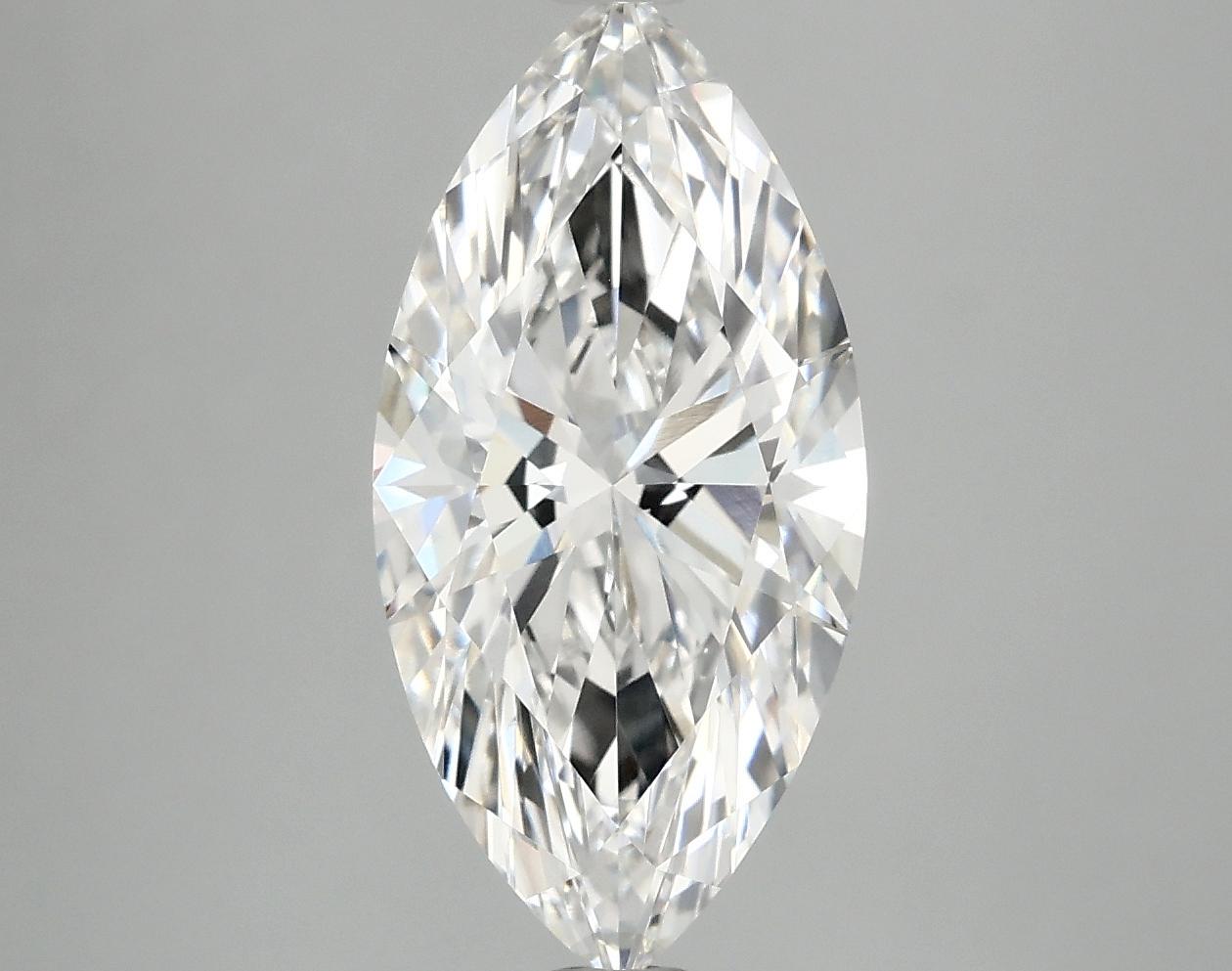 3.09 Carat Marquise Shaped Ideal Cut VVS2 IGI Certified Lab Grown Diamond