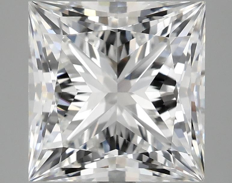 4.14 Carat Princess Shaped Ideal Cut VVS2 IGI Certified Lab Grown Diamond