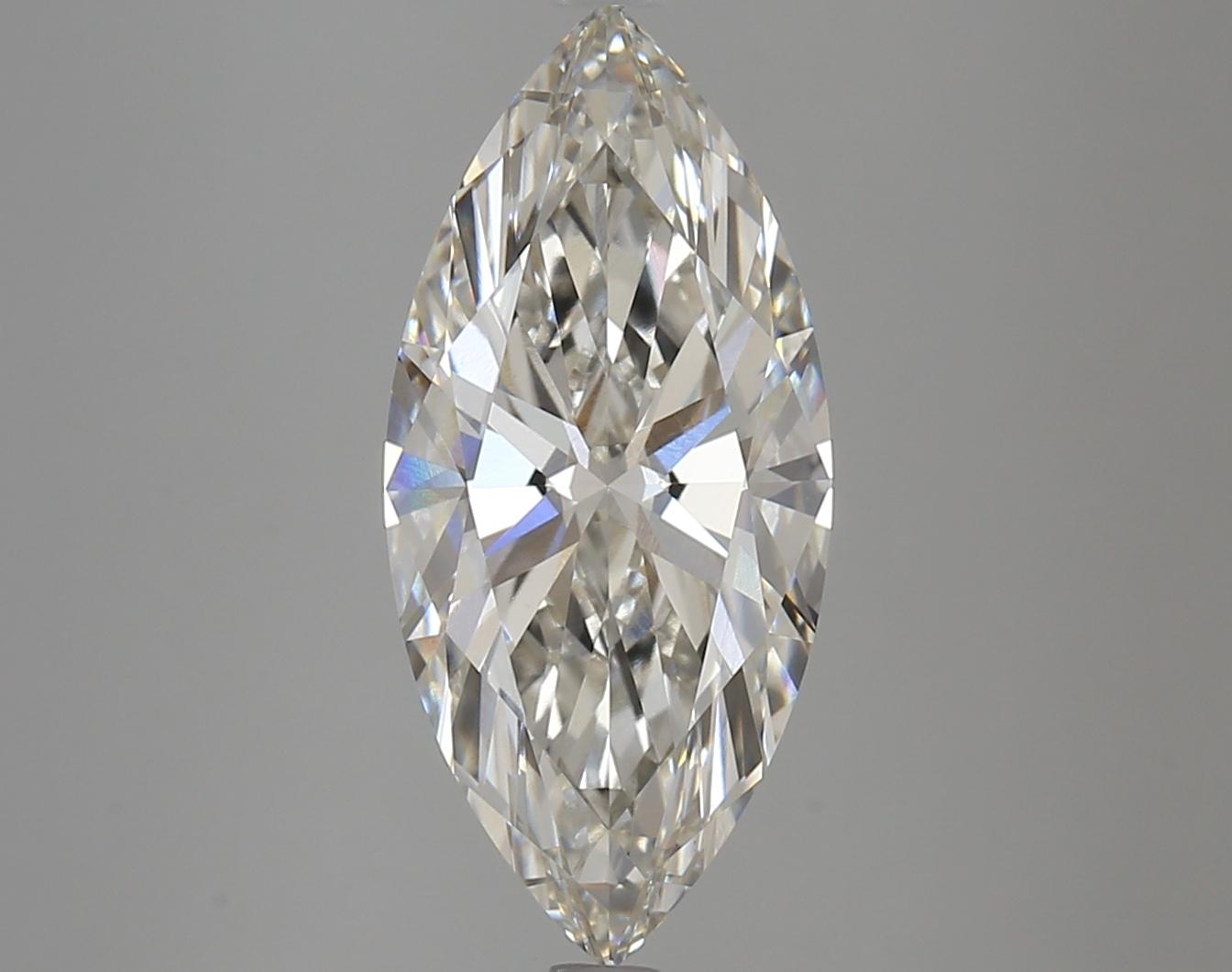 4.0 Carat Marquise Shaped Excellent Cut VS1 IGI Certified Lab Grown Diamond